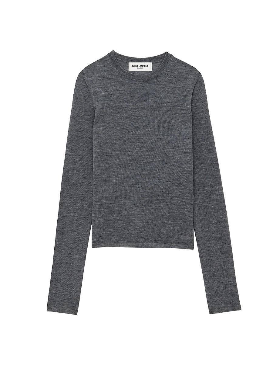 Womens Sweater in Cashmere Wool and Silk Product Image