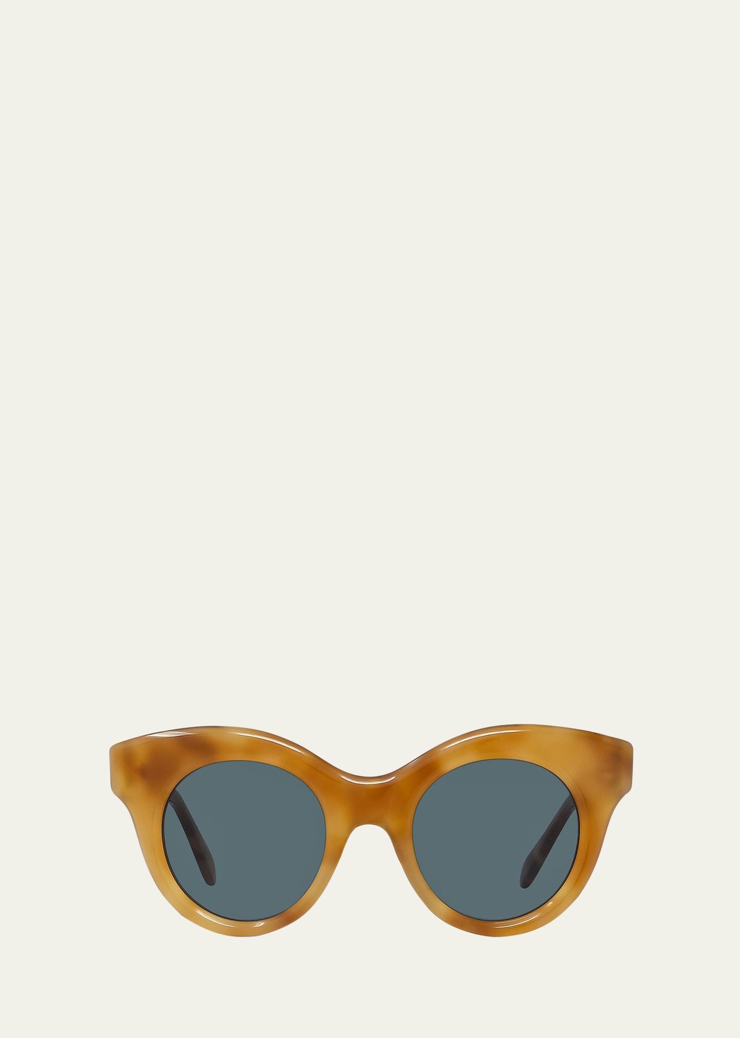 Womens Curvy 49MM Round Sunglasses Product Image