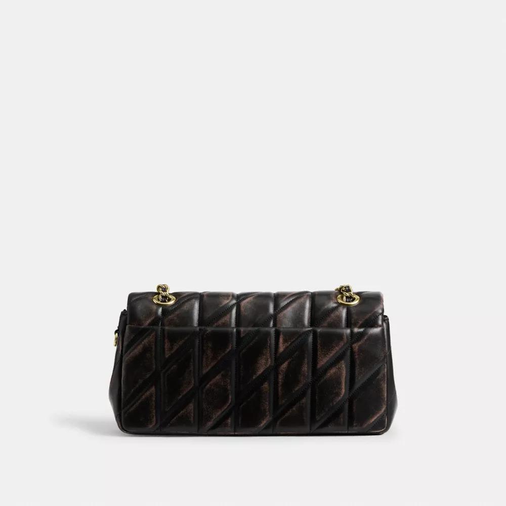 Tabby Shoulder Bag 26 In Loved Leather With Quilting Product Image