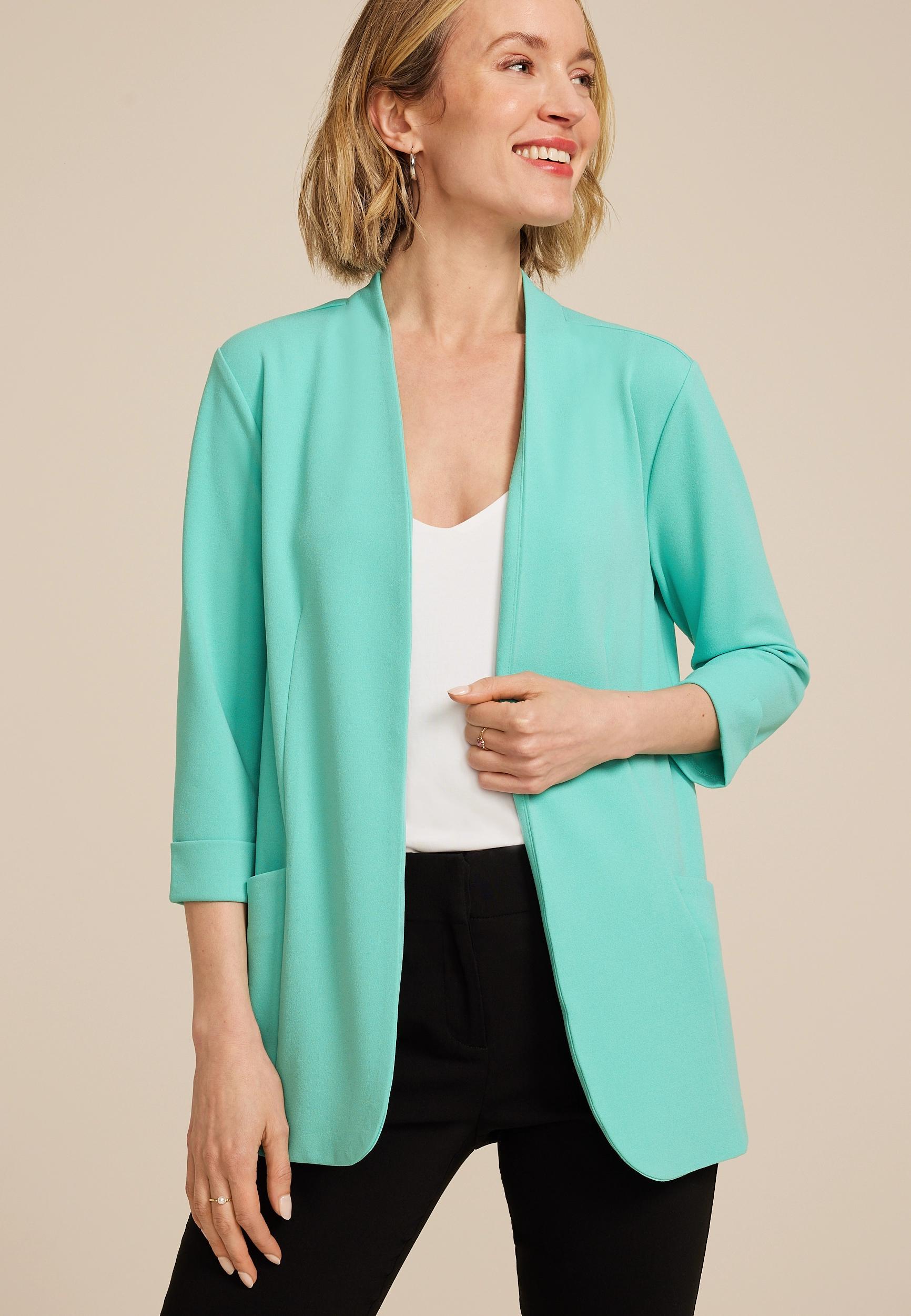 Ever Go Curve Hem Blazer Product Image