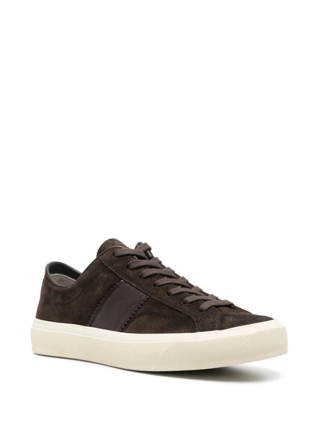 TOM FORD Panelled Low-top Sneakers In Black Product Image