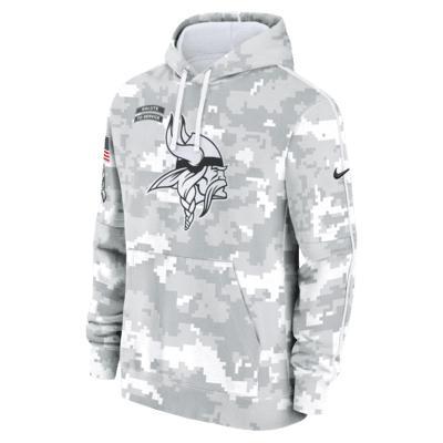 Minnesota Vikings Salute to Service Primary Edge Club Nike Men's NFL Pullover Hoodie Product Image