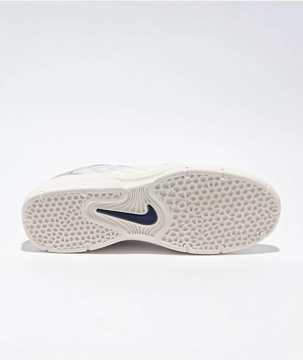 Nike SB Vertebrae Platinum Tint & Midnight Navy Skate Shoes Product Image