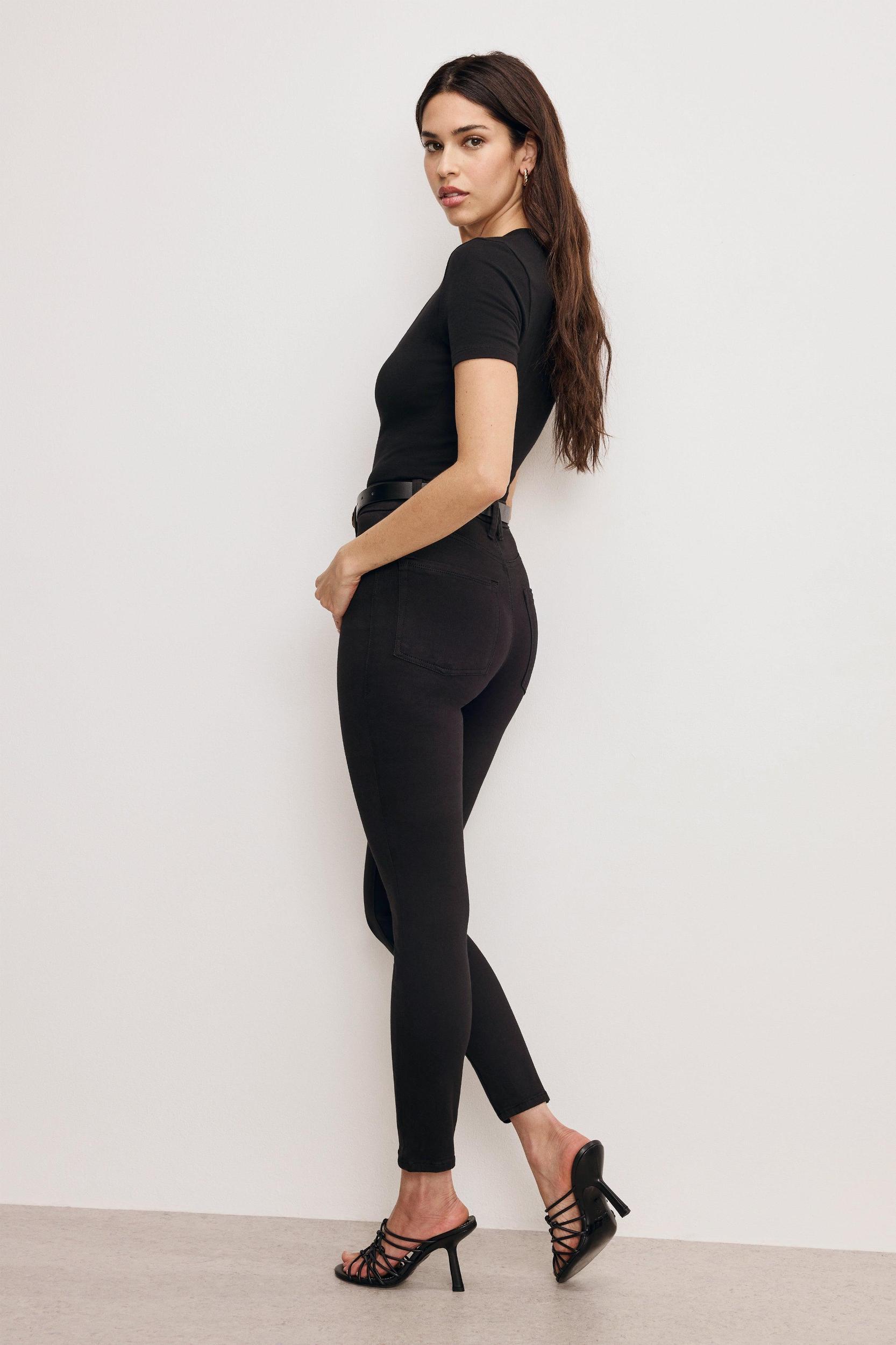 GOOD LEGS SKINNY CROPPED JEANS | BLACK001 Product Image