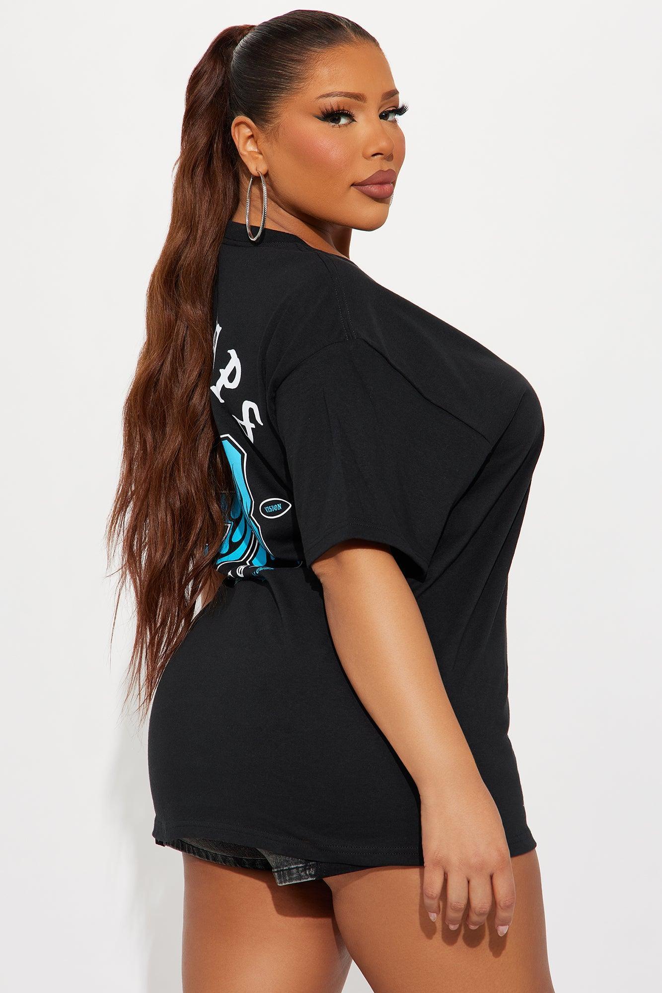 Champs 88 Flames Front And Back Graphic Tee - Black Product Image