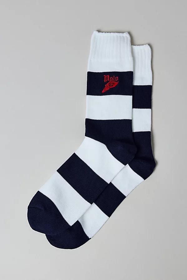 Polo Ralph Lauren Rugby Stripe Crew Sock Mens at Urban Outfitters Product Image