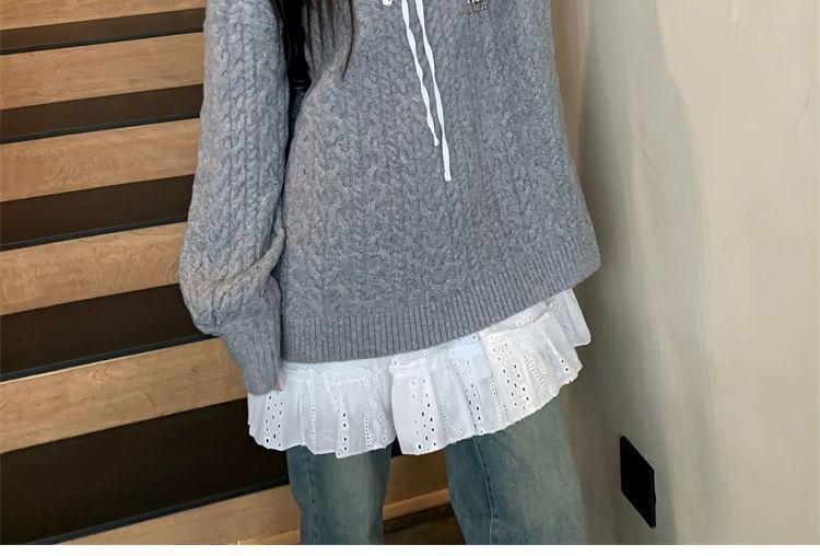 Spaghetti Strap V-Neck Plain Dress Product Image