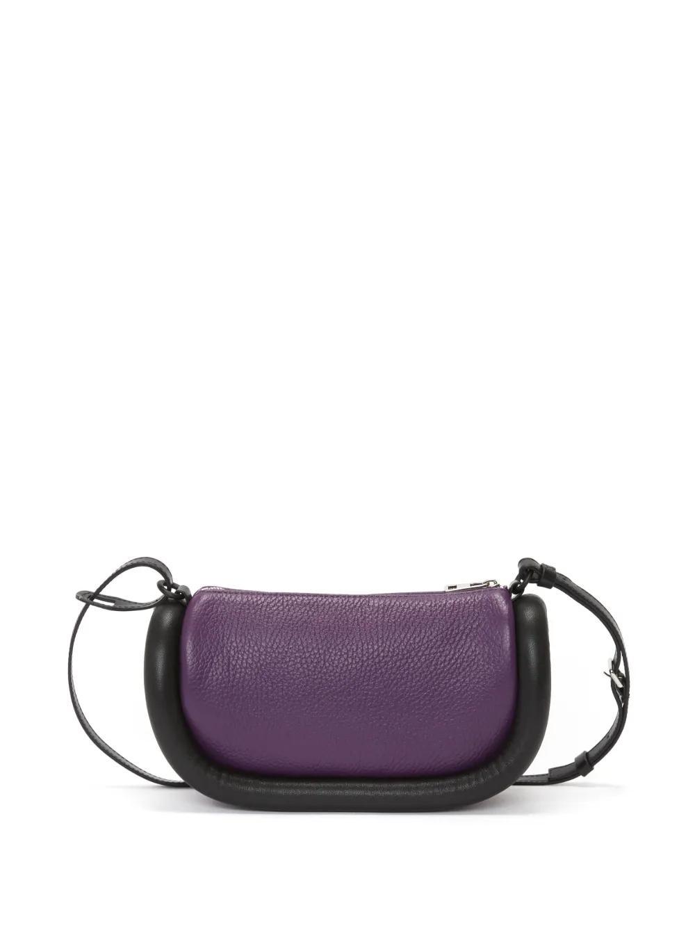 JW ANDERSON Bumper-12 Leather Crossbody Bag In Violett Product Image