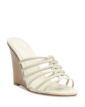 Schutz Womens Octavia Slip On Woven Wedge Sandals Product Image