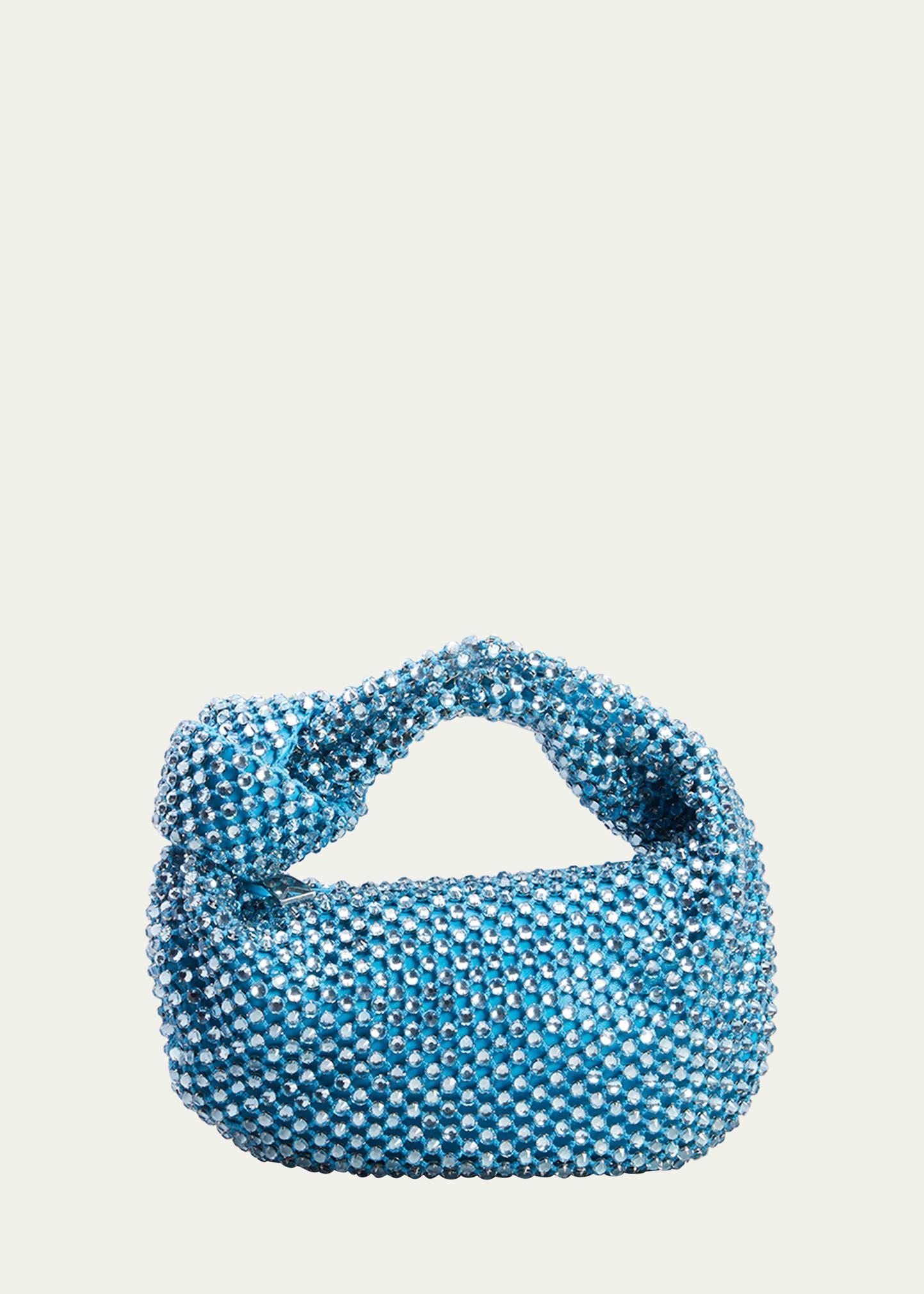 Bottega Veneta Mini Jodie Intrecciato Leather & Crystal Bag Product Image
