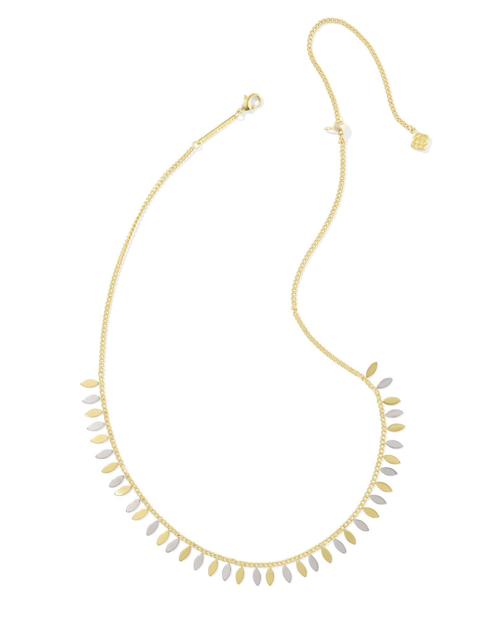 Kayla Mixed Metal Strand Necklace Product Image
