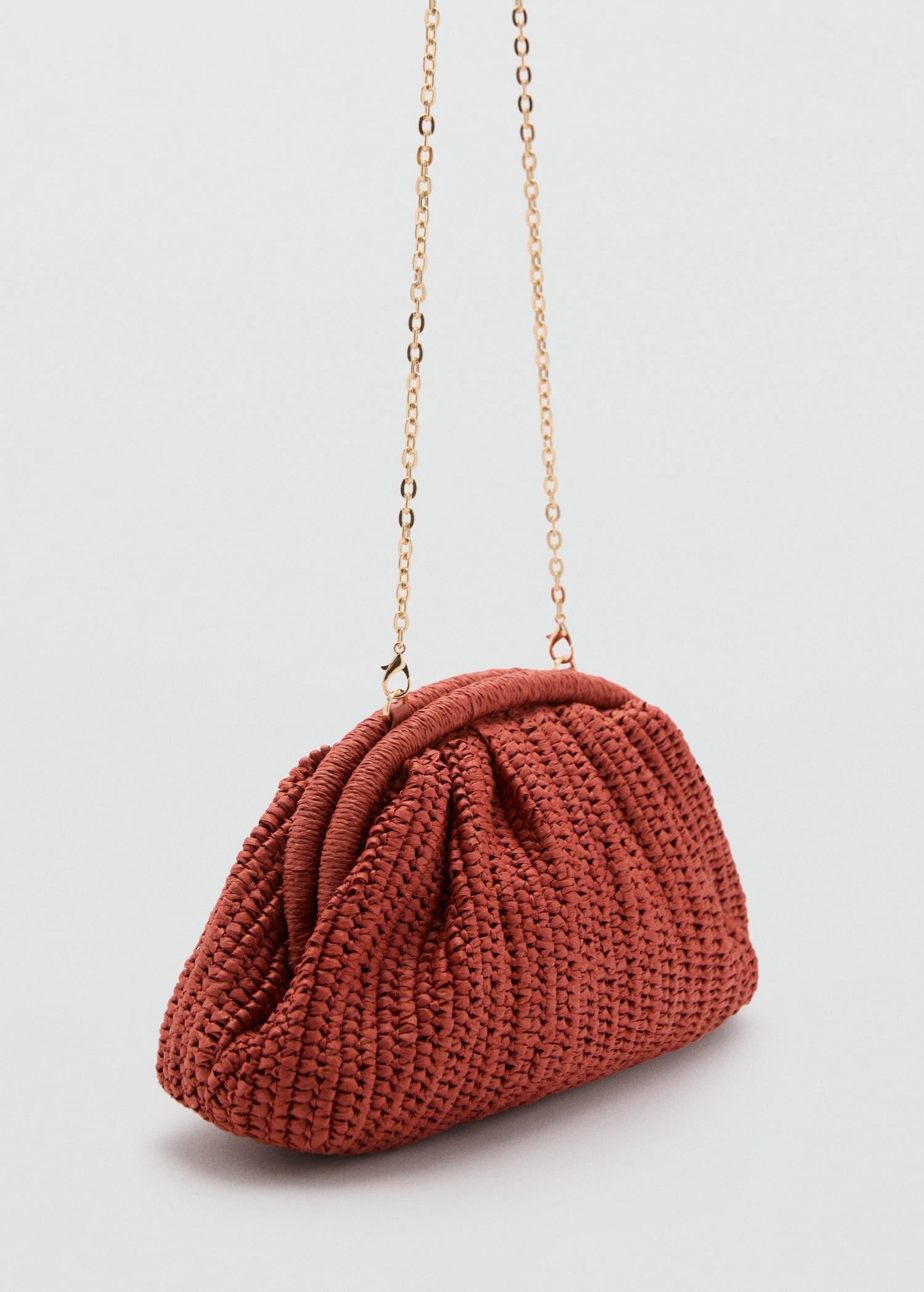 Natural fibre handbag - Women | MANGO USA Product Image