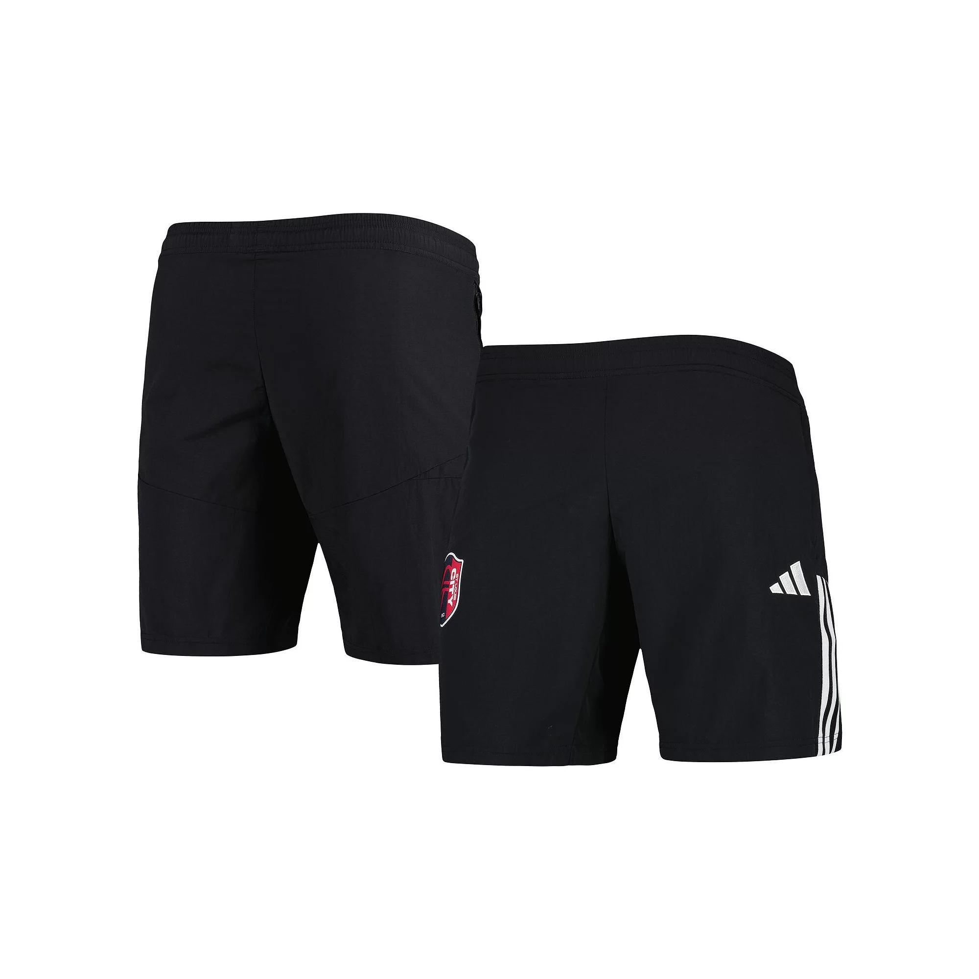 Mens adidas Black St. Louis City SC Downtime Shorts Product Image