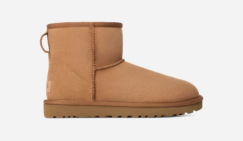UGG Womens Classic Mini II Sheepskin Classic Boots Product Image