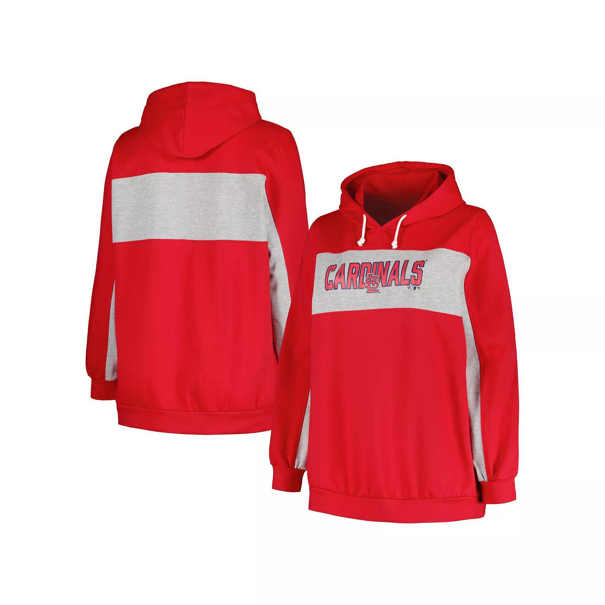 Women's Profile Red St. Louis Cardinals Plus Size Pullover Hoodie, Size: 3XL Product Image