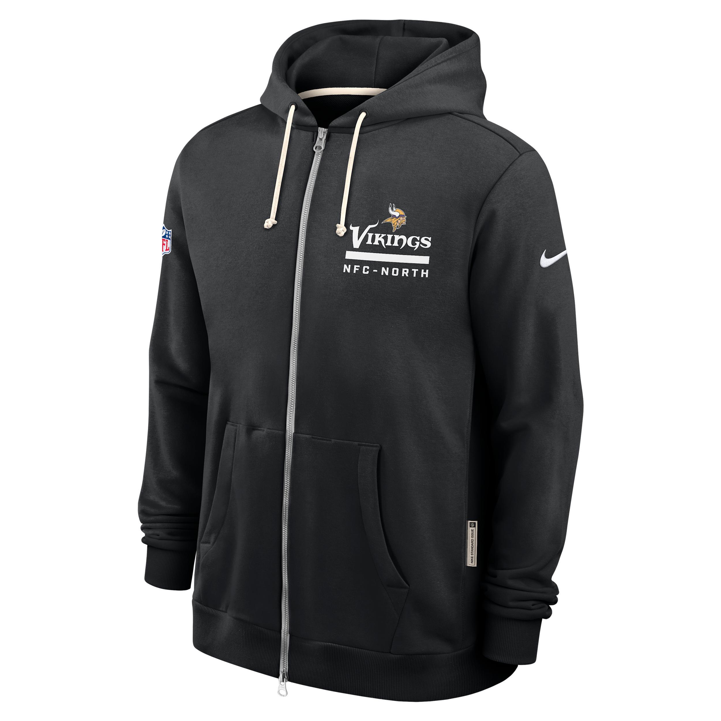 Minnesota Vikings Utility Player Sideline Nike Men's Dri-FIT NFL Full-Zip Hoodie Product Image