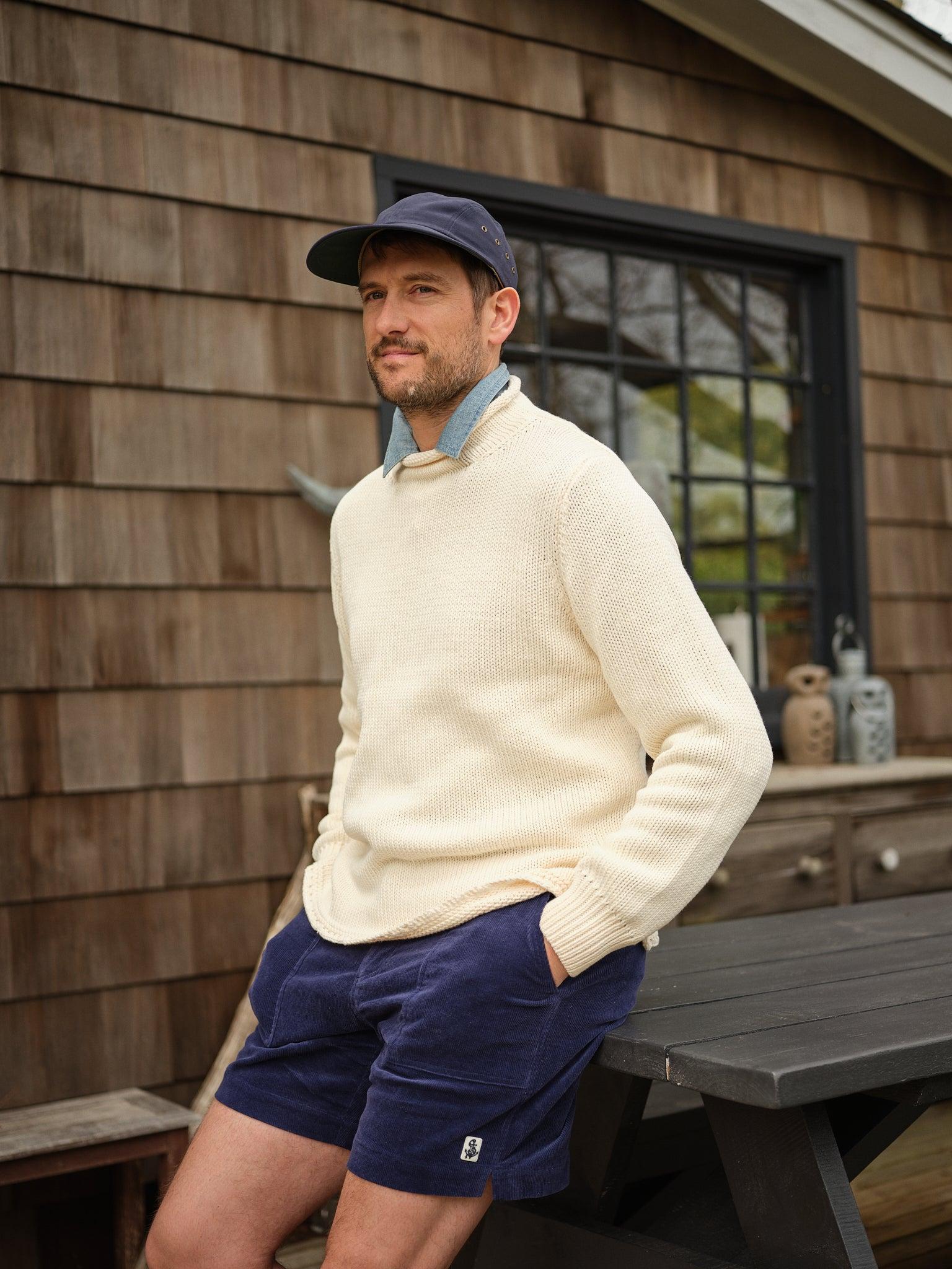 Ventura Short in Navy Corduroy Product Image