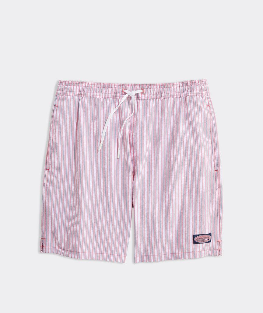 7 Inch Seersucker Chappy Swim Trunks Product Image