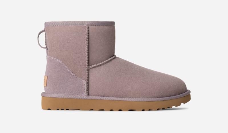 UGG Womens Classic Mini II Sheepskin Classic Boots Product Image