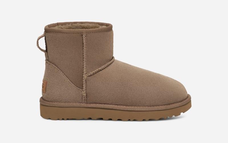 UGG Womens Classic Mini II Sheepskin Classic Boots Product Image