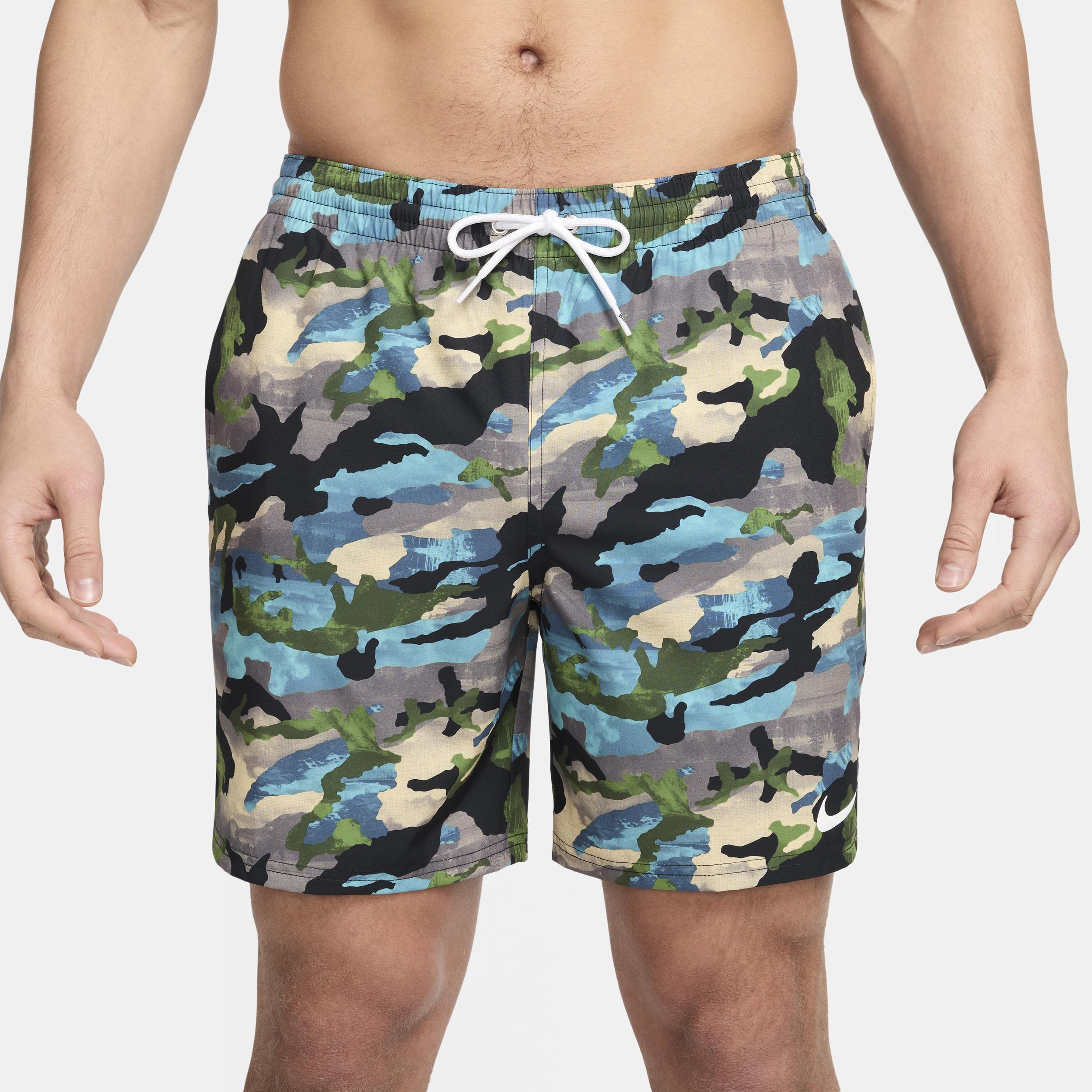 Nike Mens Swim Classic Camo 7 Volley Shorts Product Image