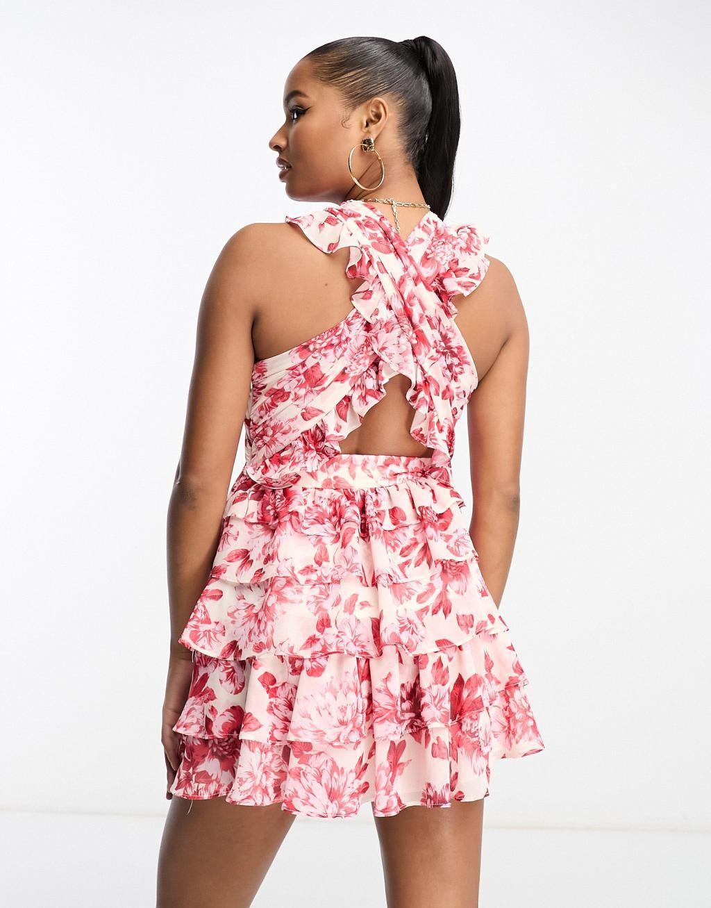 Ever New Petite cut-out waist mini dress Product Image
