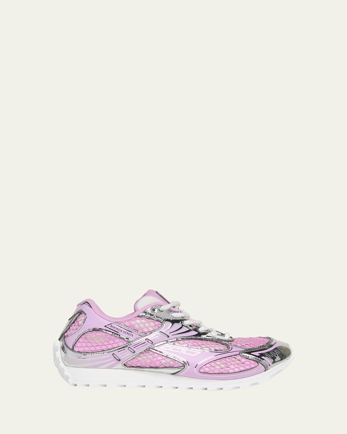 Orbit Metallic Net Runner Sneakers Product Image