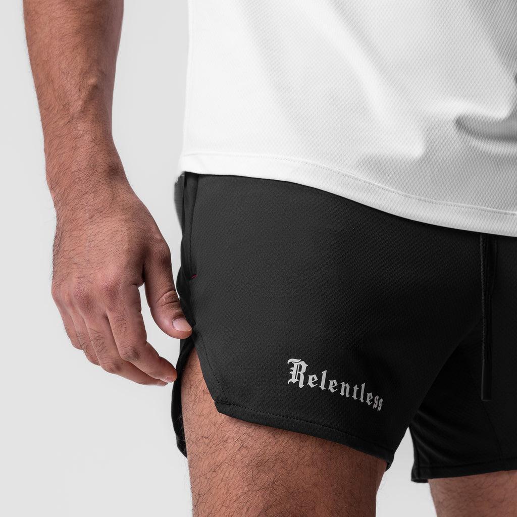 0993. AeroSilver® 5" Linerless Short - Black "RP" Product Image
