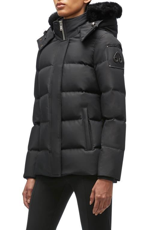 Womens Cloud 3Q Shearling-Trimmed Coat Product Image