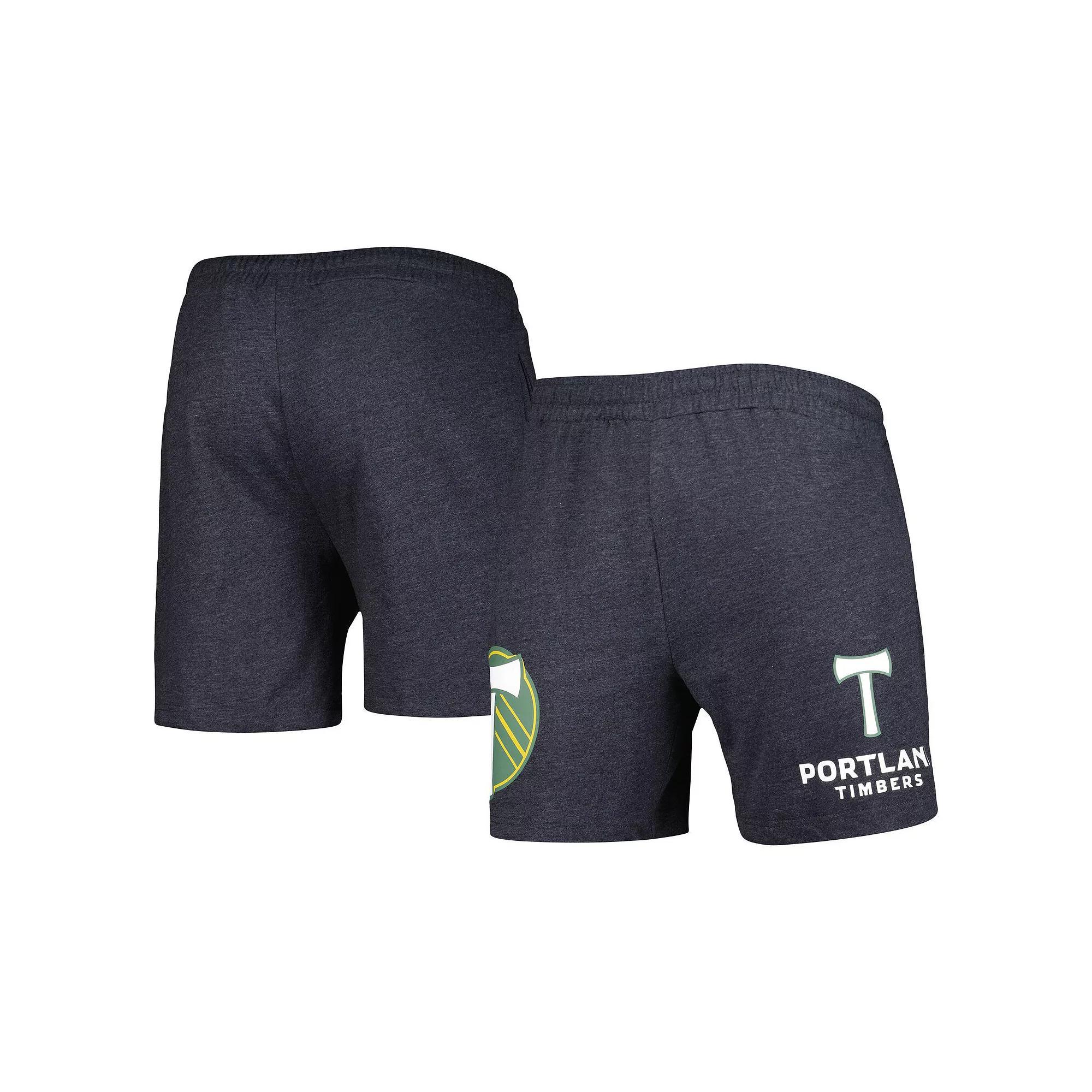 Men's Concepts Sport  Charcoal Portland Timbers Multi-Logo Shorts, Size: 2XL Product Image