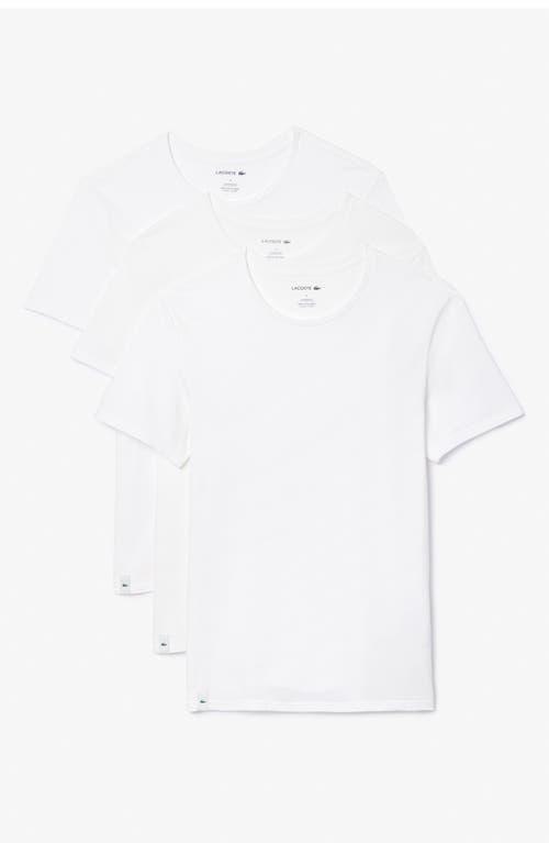 Lacoste Crew Neck Slim Fit Essential Undershirt 3 Product Image