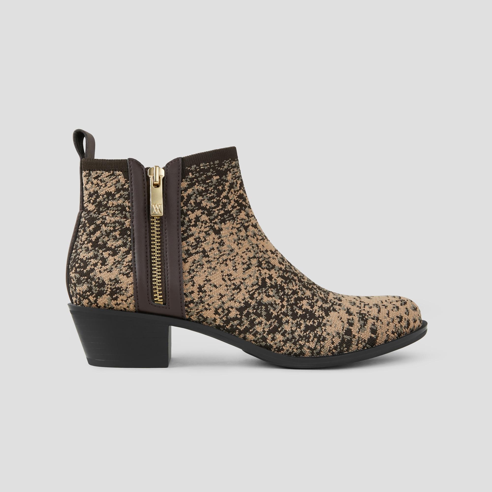 Zip Up Western Ankle Boots (Taylor) Product Image