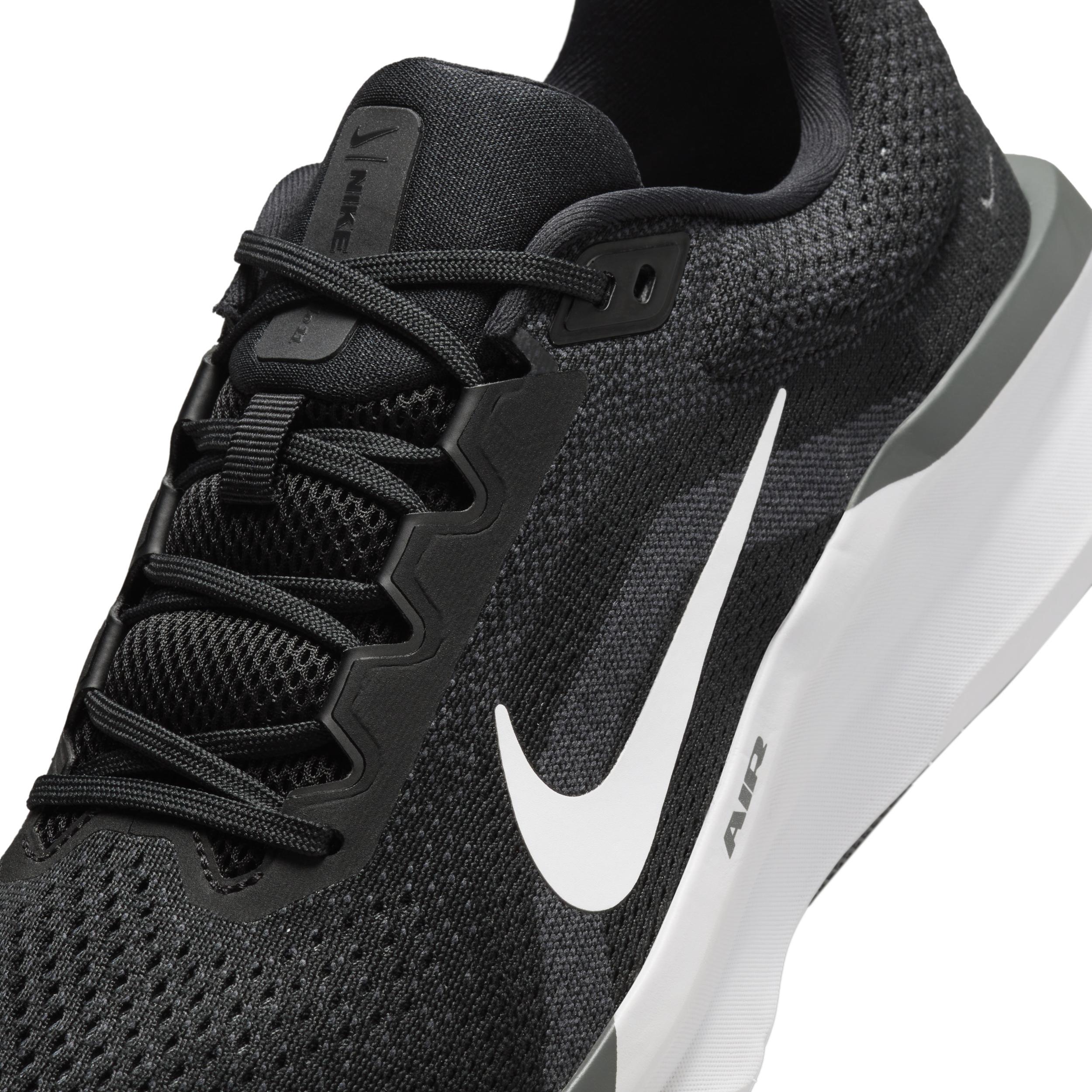 Nike Winflo 11 Men's Road Running Shoes, Size: 11 4E, Black White Gray Product Image