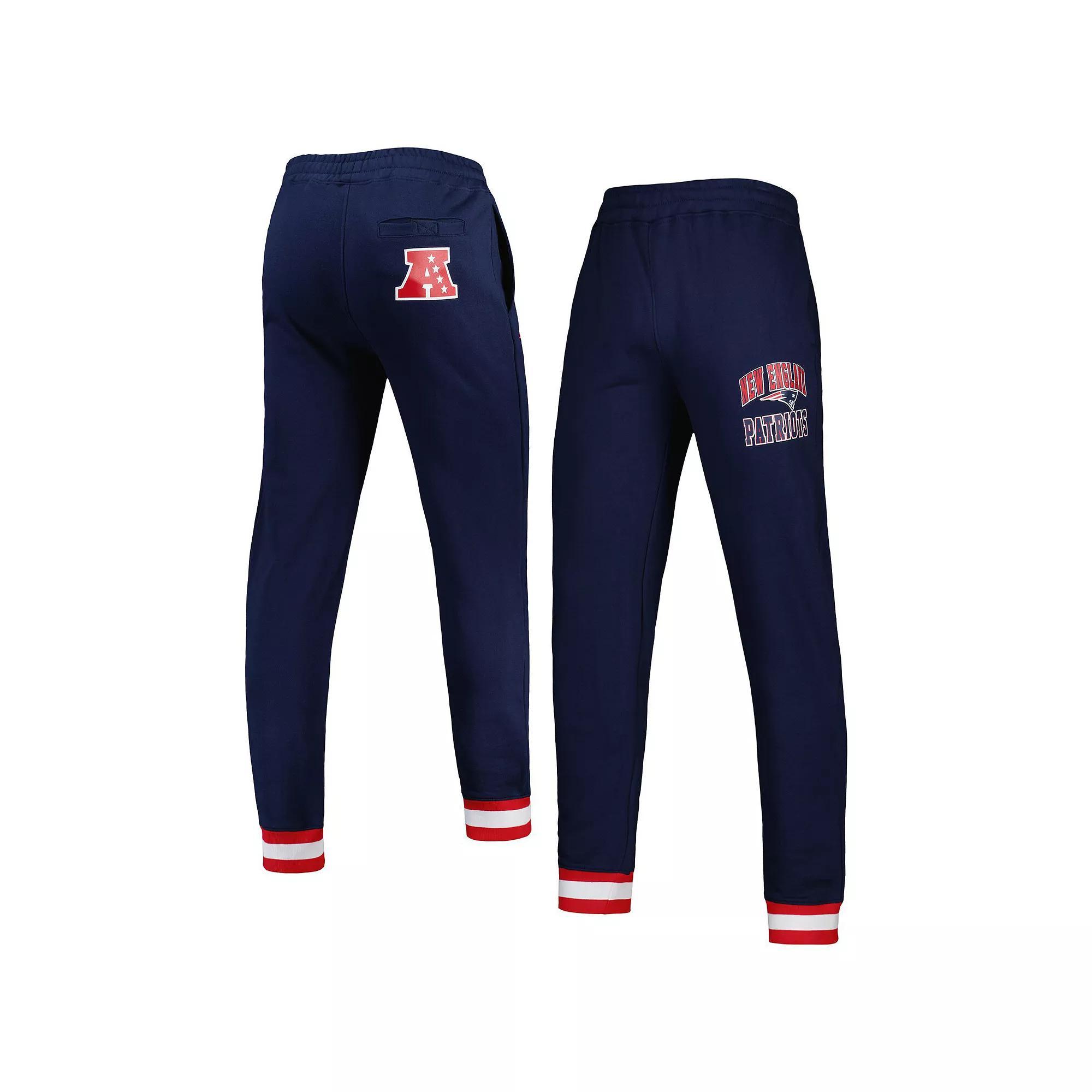 Men's Starter Navy New England Patriots Blitz Fleece Jogger Pants, Size: XL, Blue Product Image
