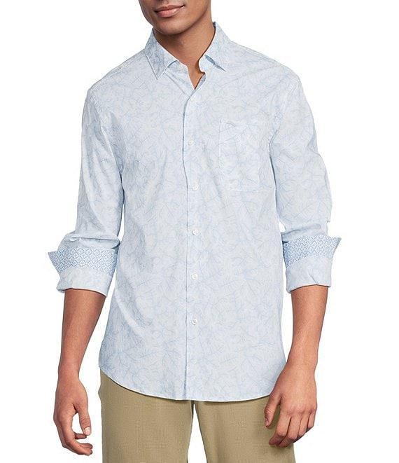 Tommy Bahama IslandZone Sarasota Stretch Garden Mist Long Sleeve Woven Shirt Product Image