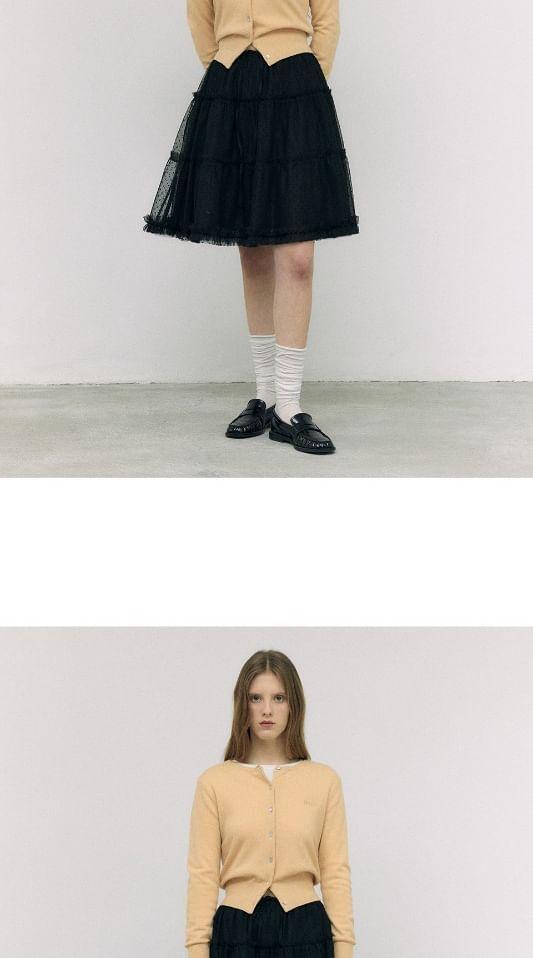 Tiered Tutu Skirt (Black) Product Image