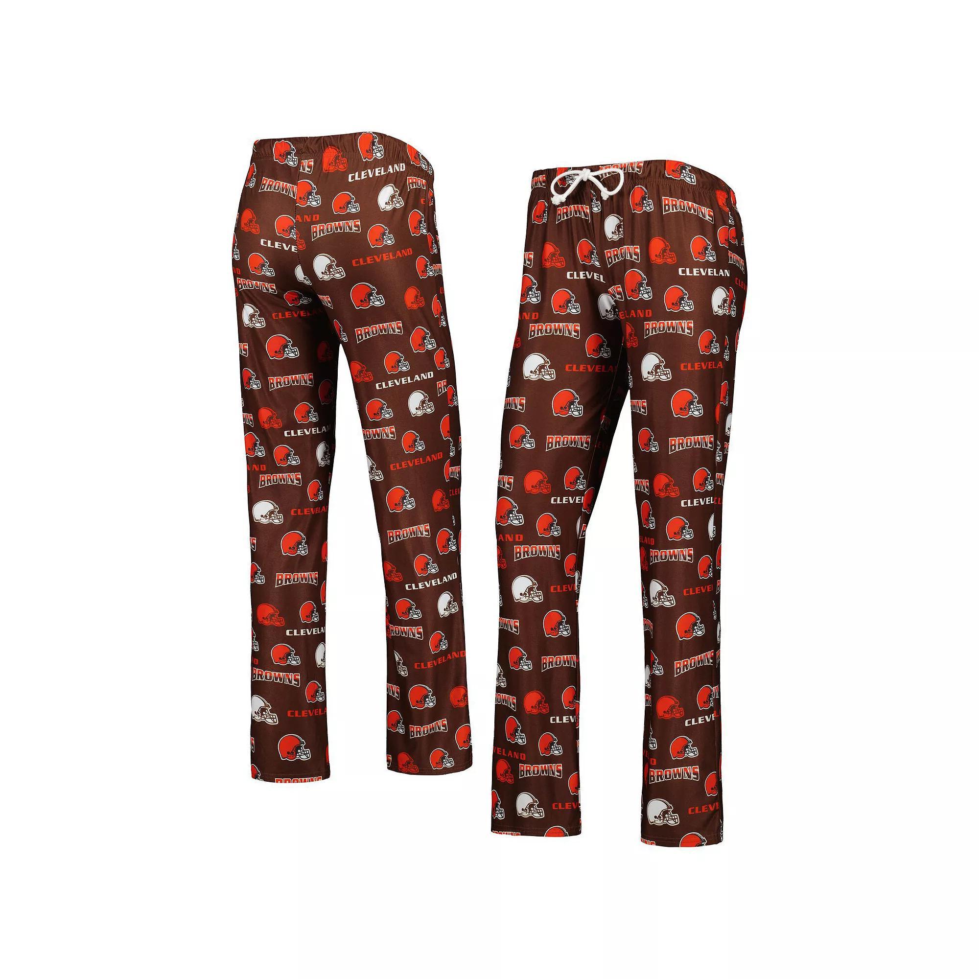 Women's Concepts Sport Brown Cleveland Browns Breakthrough Knit Pants, Size: Large Product Image