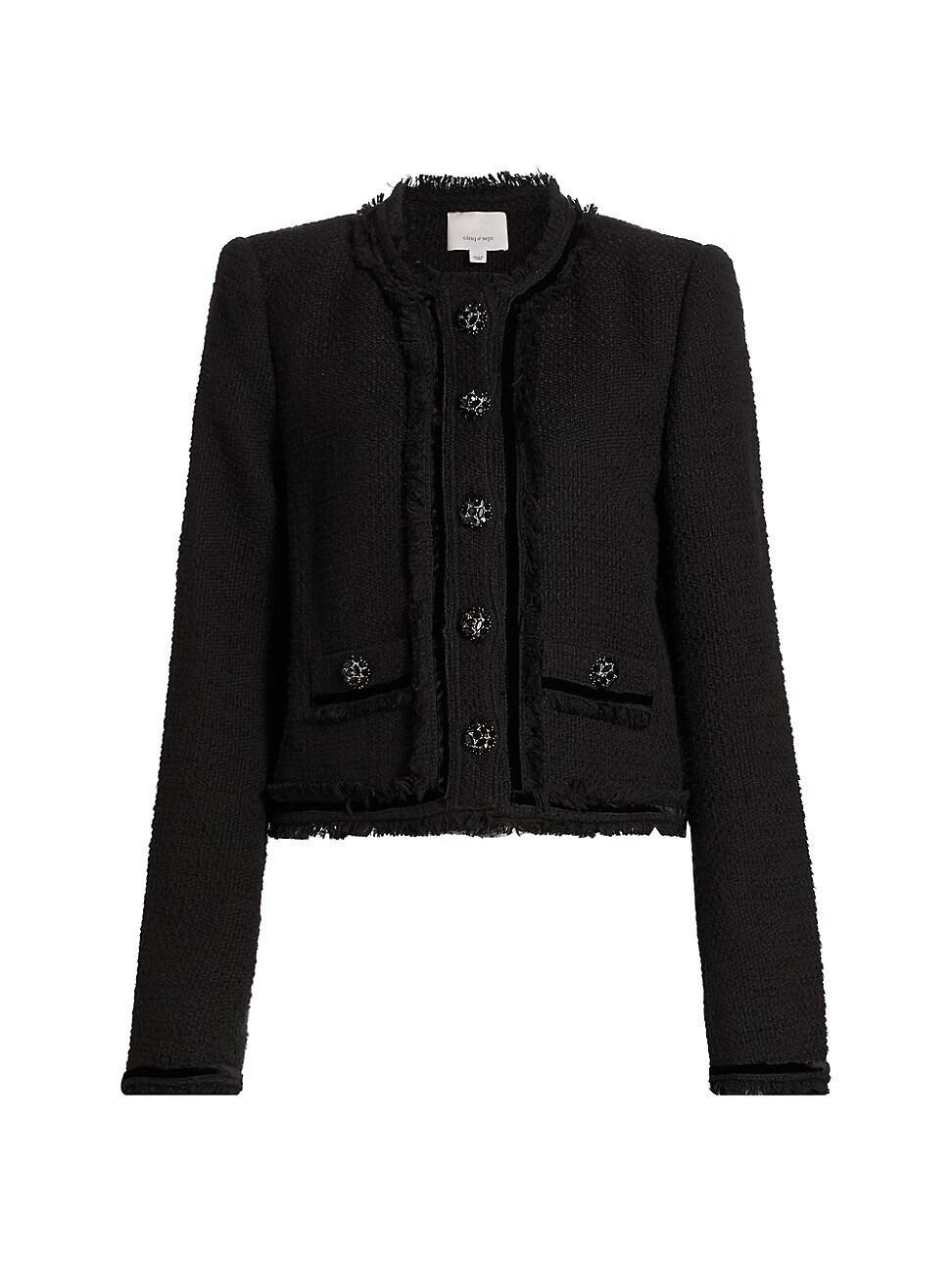 Womens Christie Cotton Tweed Jacket Product Image