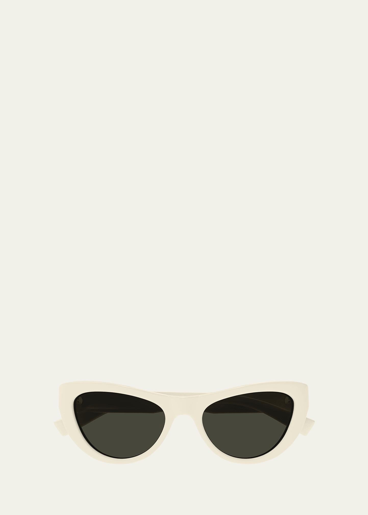 Sleek Logo Plastic Cat-Eye Sunglasses Product Image