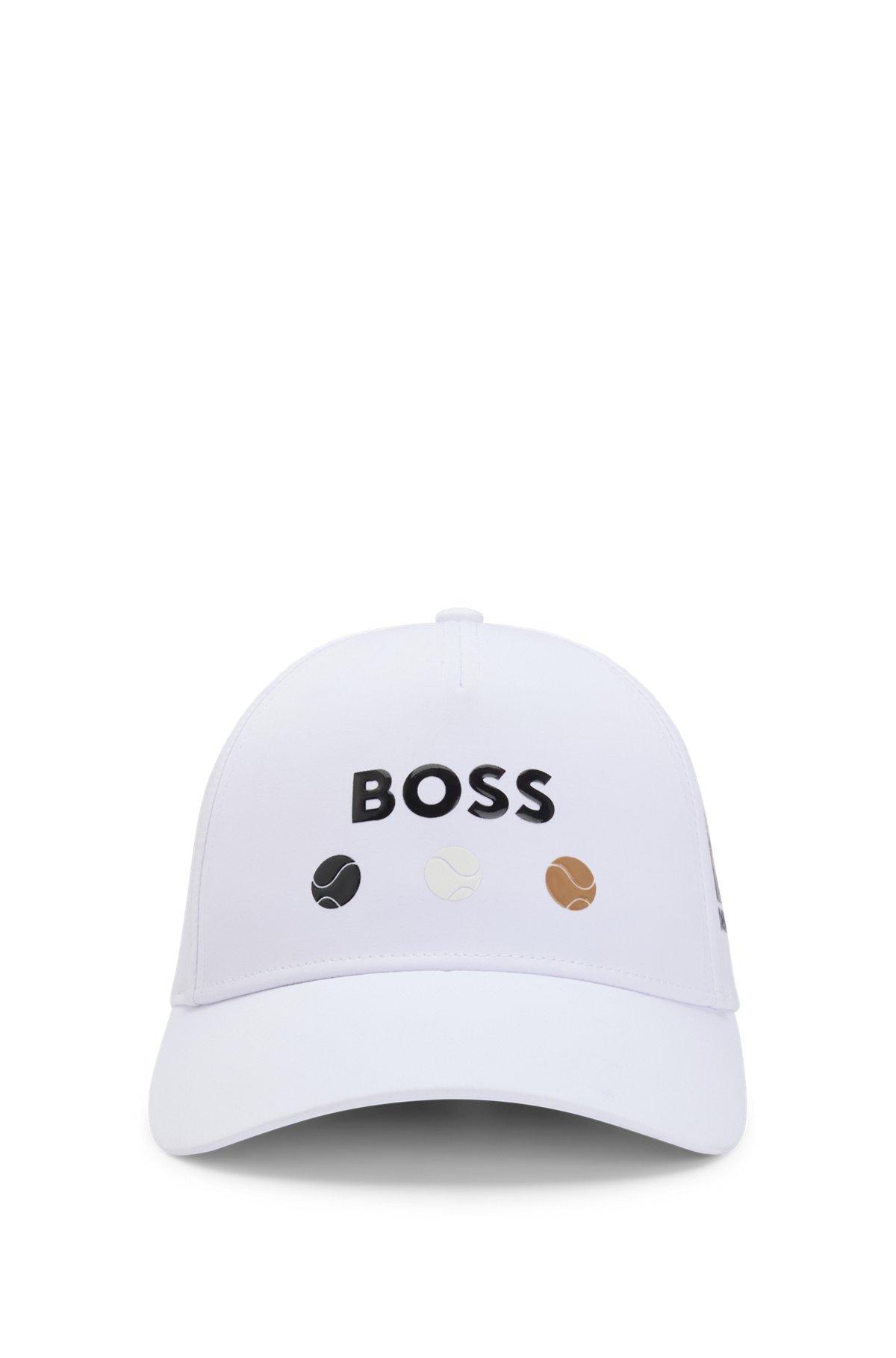 Logo-detailed cap in stretch nylon Product Image