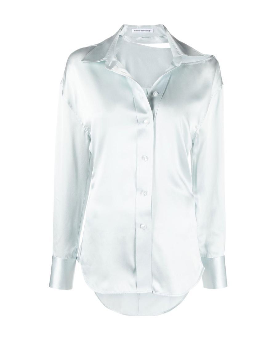 ALEXANDER WANG T Long-sleeve Shirt In White Product Image