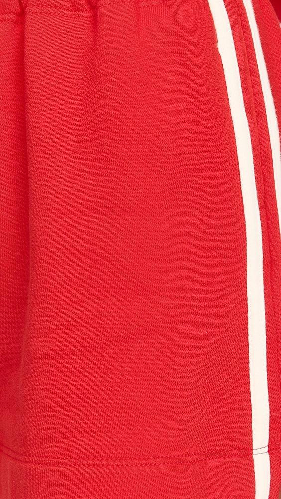 DONNI. The Stripe Eco Terry Shorts | Shopbop Product Image