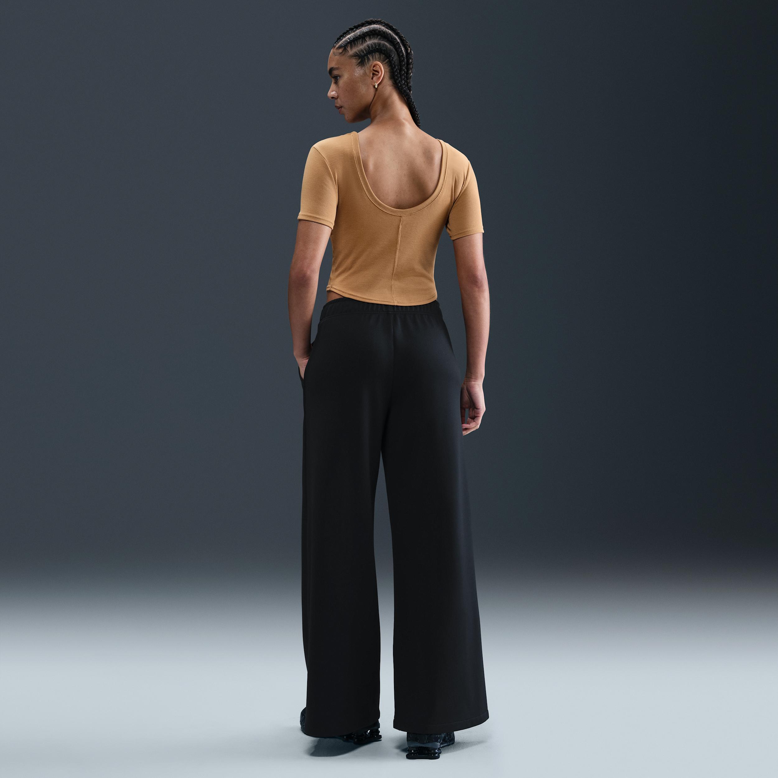 Nike Sportswear Women's Mid-Rise Wide-Leg Track Pants Product Image