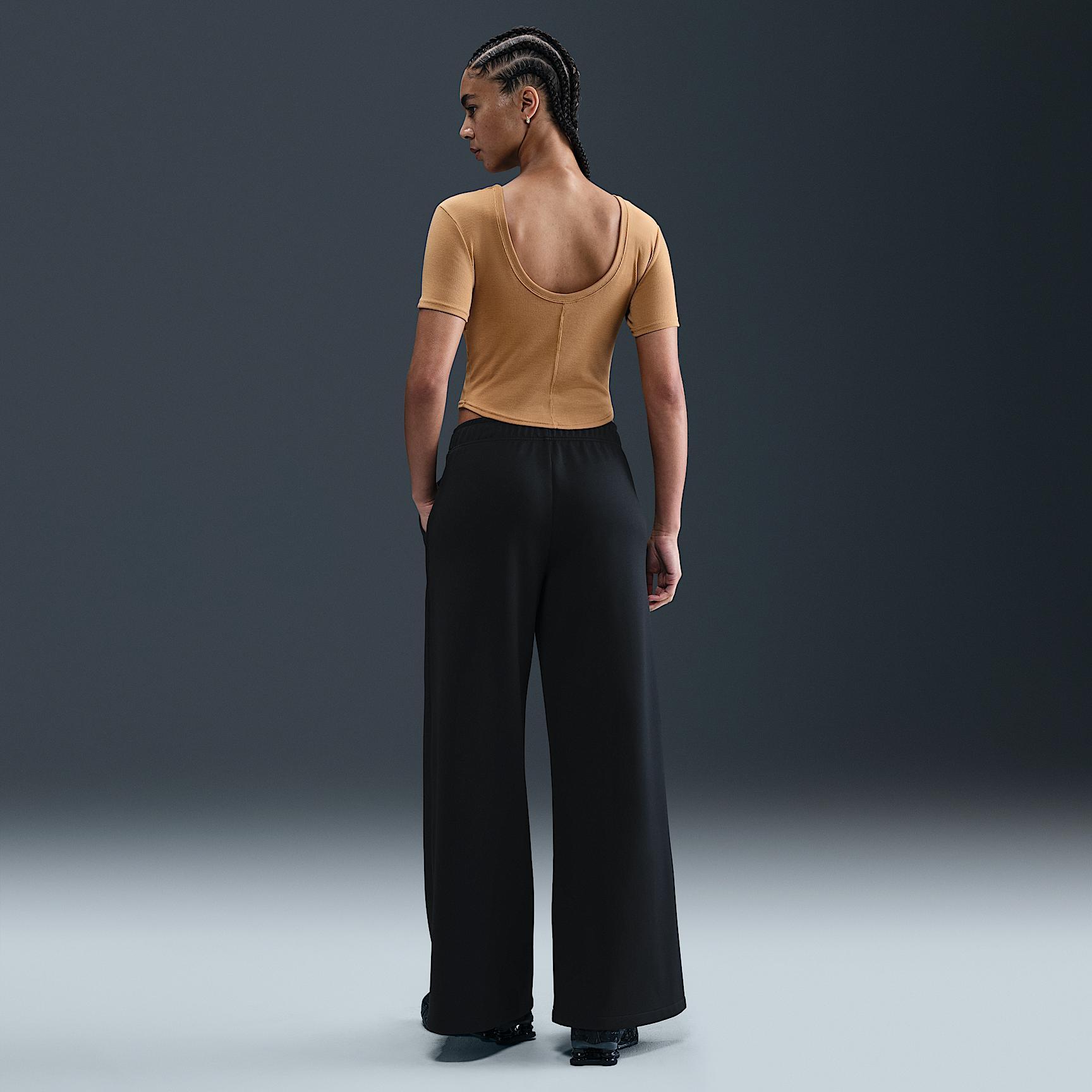 Nike Sportswear Women's Mid-Rise Wide-Leg Track Pants Product Image