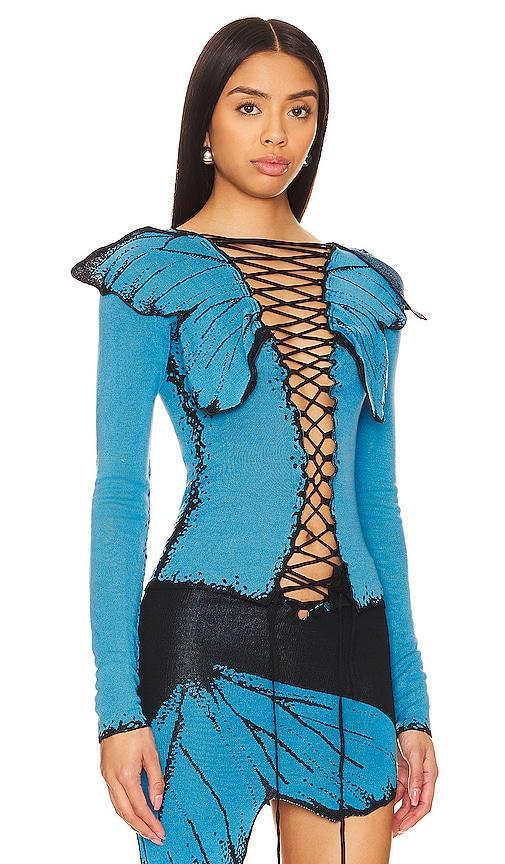 Butterfly Top 1XBLUE Product Image