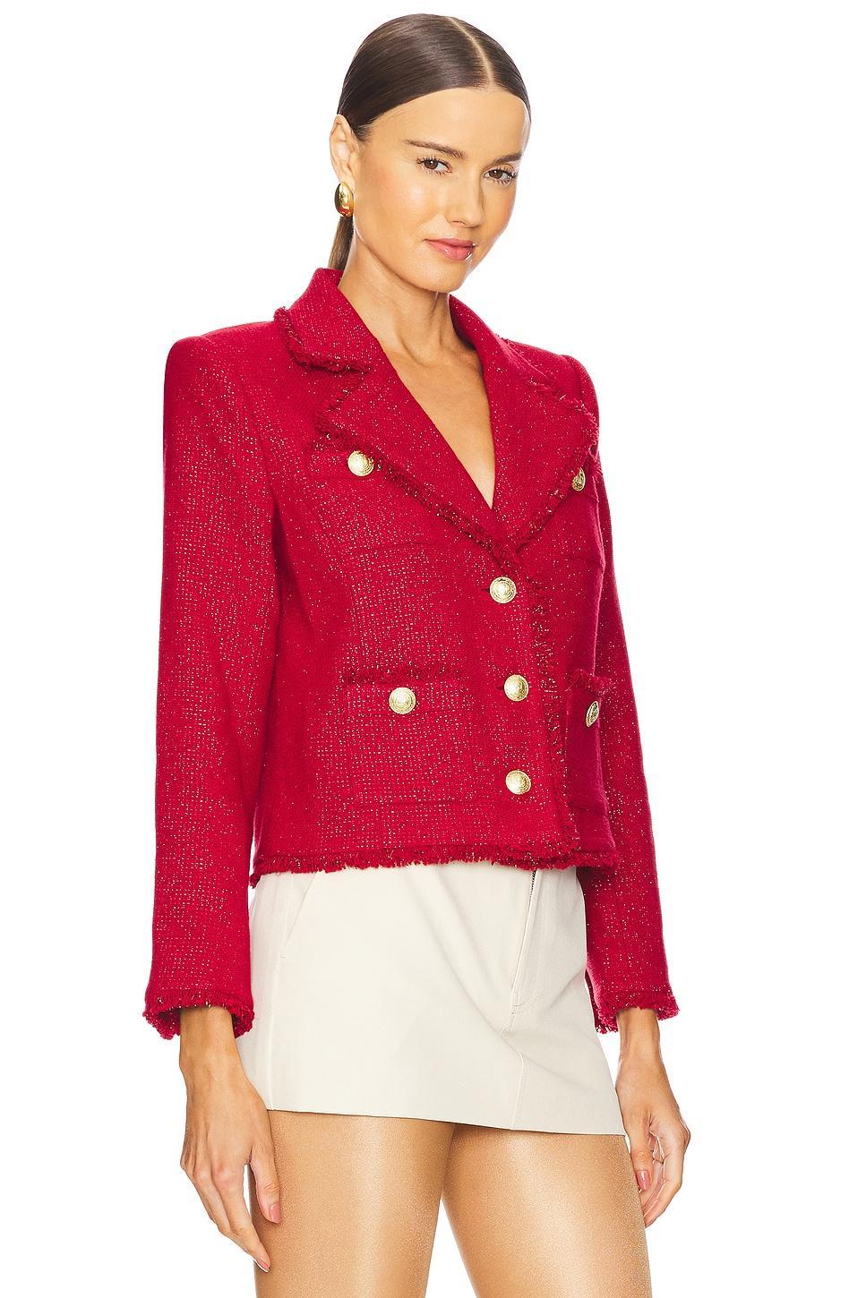 Sylvia Collared Jacket L'AGENCE Product Image