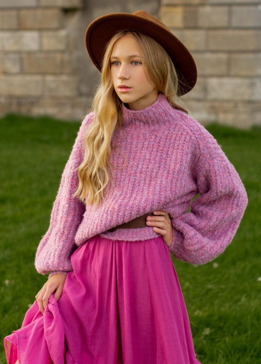 Annabel Skirt in Mulberry Girls Product Image