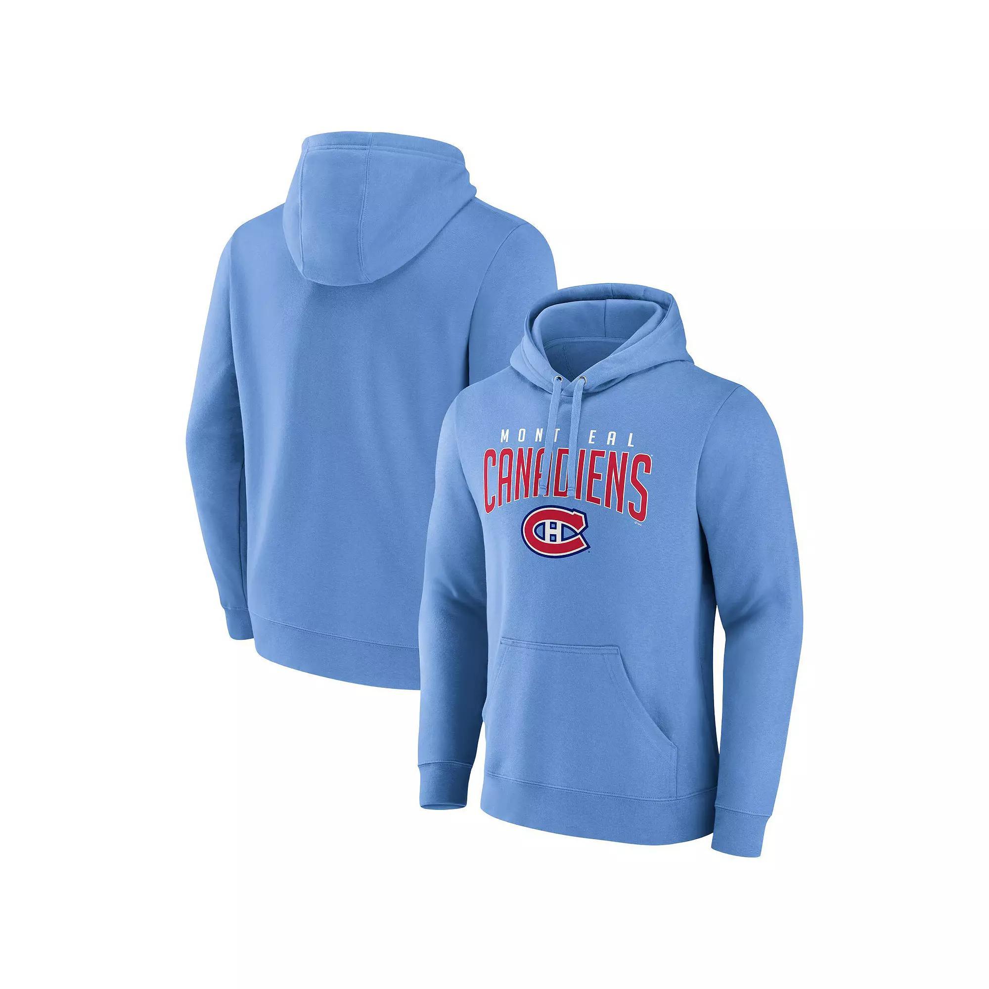 Men's Fanatics  Gray Wisconsin Badgers Primary Logo Pullover Hoodie, Size: Medium, Grey Product Image