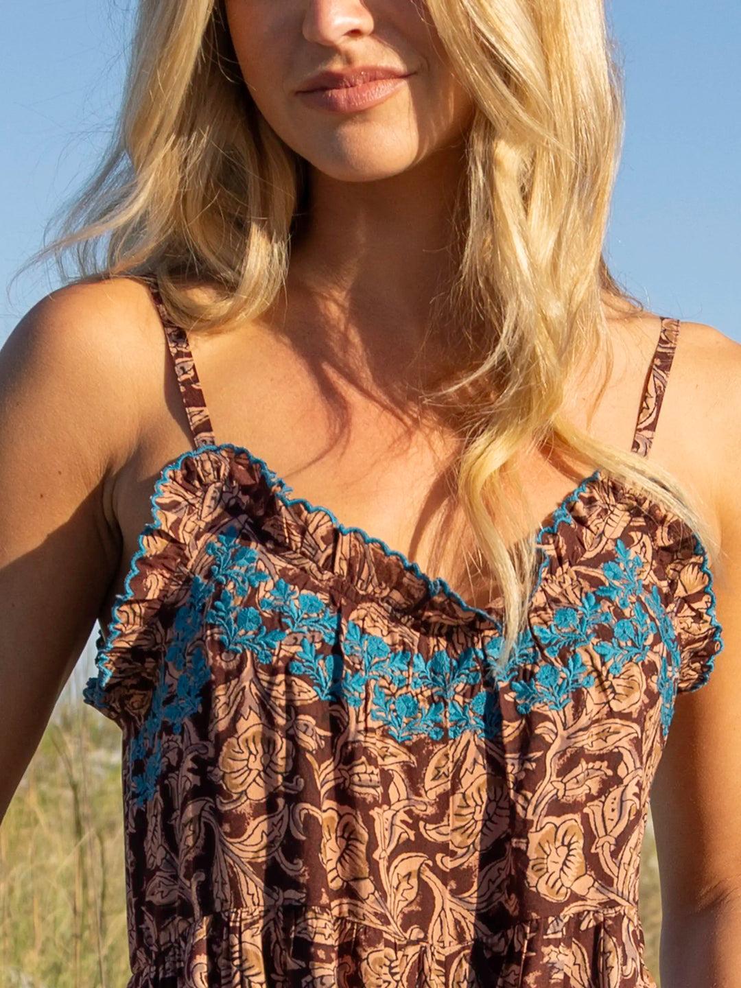 Harley Embroidered Jumpsuit Product Image