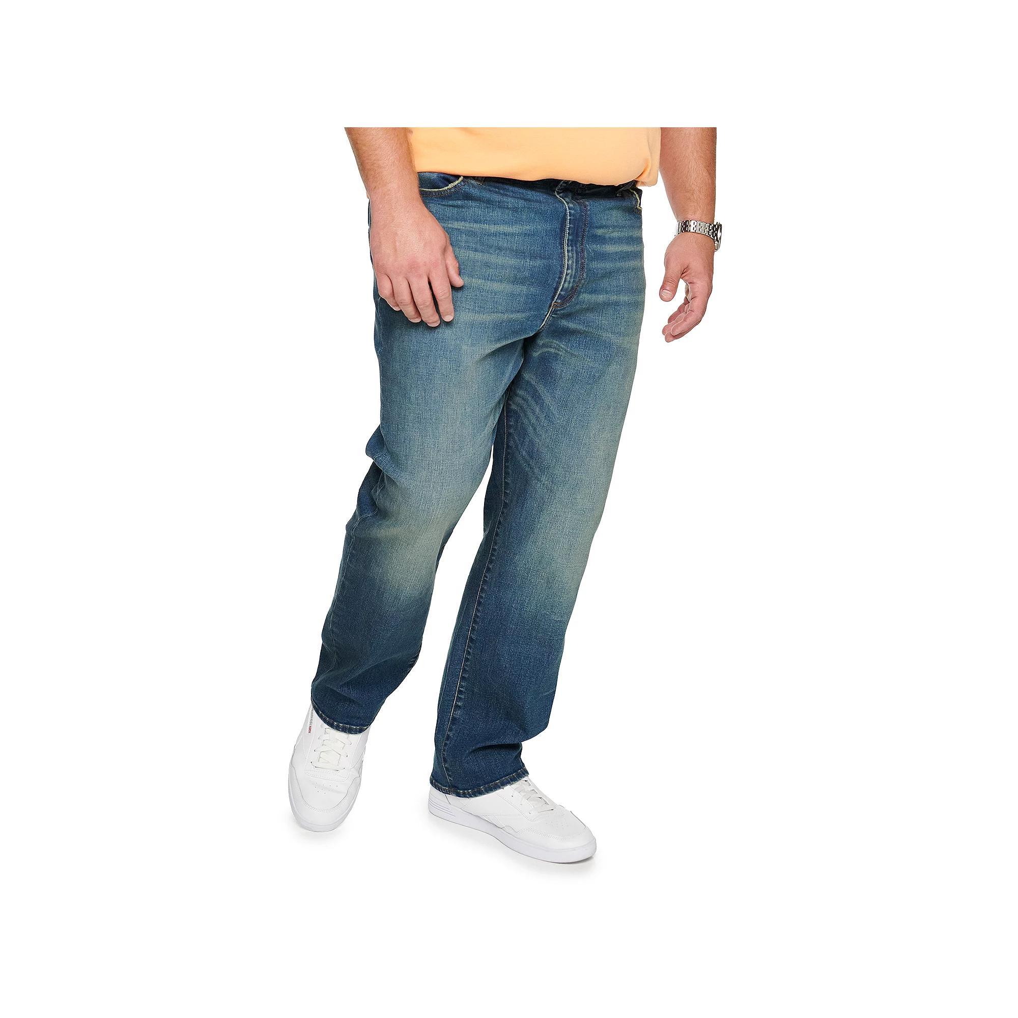Big & Tall Lee® Extreme Motion MVP Relaxed-Fit Straight-Leg Jeans, Men's, Size: 44X29, Nelson Product Image